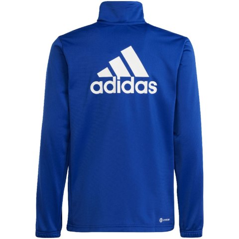 Dres dla dzieci adidas Essentials Big Logo Track Suit niebiesko-czarny HR6408 152cm Adidas