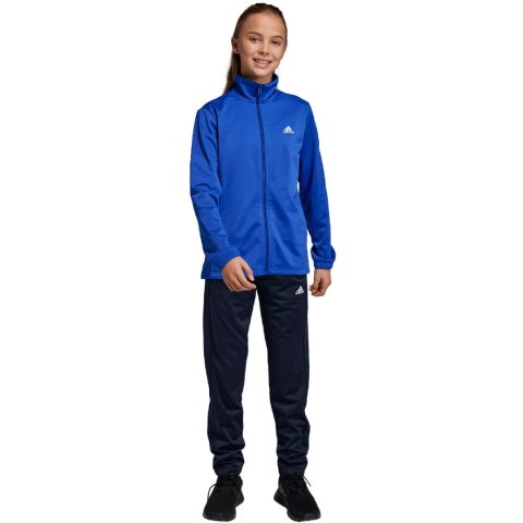 Dres dla dzieci adidas Essentials Big Logo Track Suit niebiesko-czarny HR6408 152cm Adidas