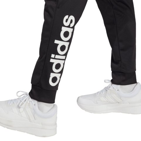Dres męski adidas Linear Logo Tricot Track Suit czarny IC6775 S Adidas