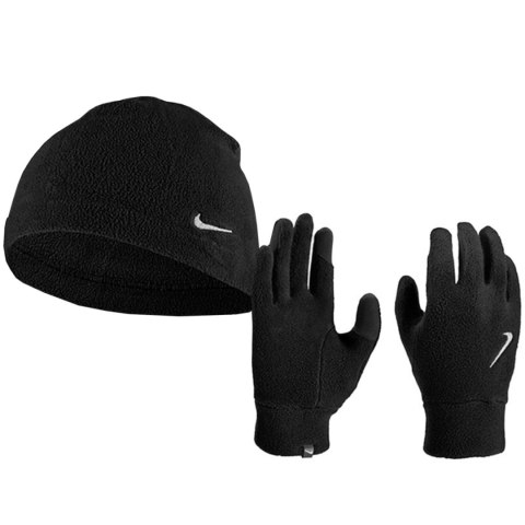 Rękawiczki męskie i czapka Nike Dri-Fit Fleece czarne N1002578082 S/M Nike