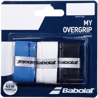 Owijka Babolat My Overgrip x 3 czarna, niebieska, biała 206204 Babolat
