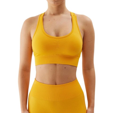 Stanik sportowy 4F F116 pomarańczowy 4FWSS24USBAF116 70S M/L 4F