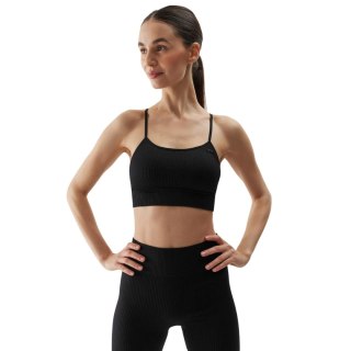 Stanik sportowy 4F F121 głęboka czerń 4FWSS24USBAF121 20S XS/S 4F