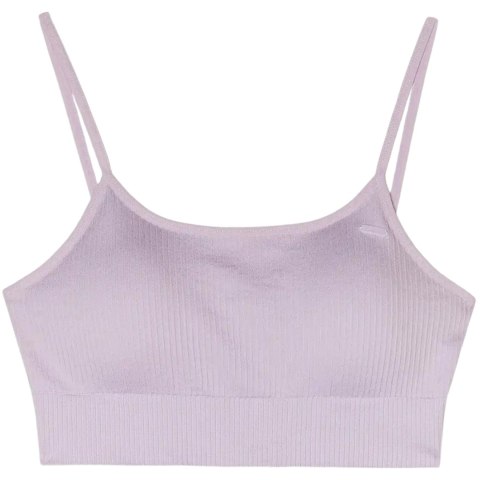 Stanik sportowy 4F F121 jasny fiolet 4FWSS24USBAF121 52S M/L 4F