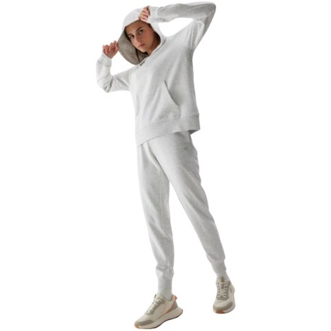 Bluza damska 4F F0955 chłodny jasny szary melanż 4FWSS24TSWSF0955 27M M 4F