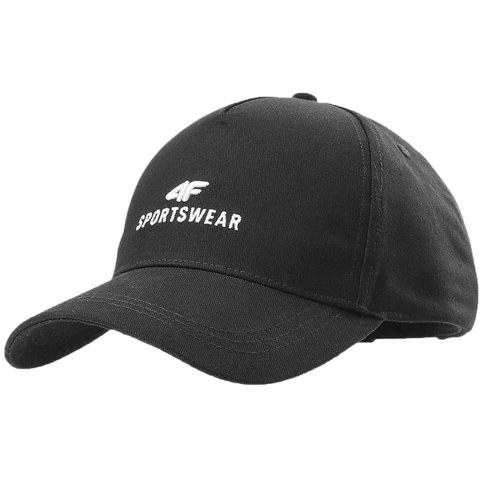 Czapka z daszkiem 4F U266 głęboka czerń 4FWSS24ACABU266 20S L/XL 4F