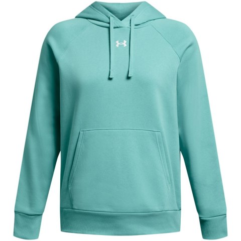 Bluza damska Under Armour Rival Flecce Hoodie miętowa 1379500 482 L Under Armour