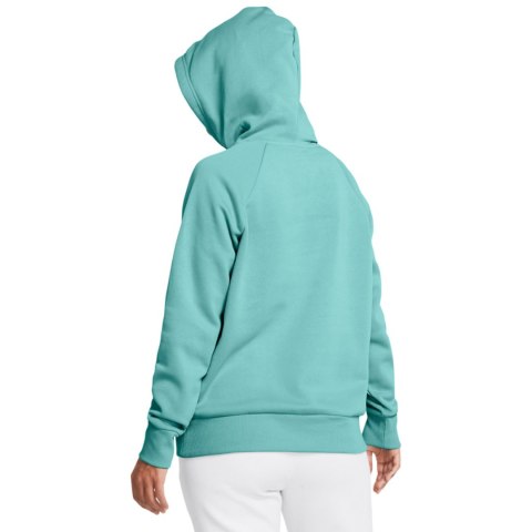 Bluza damska Under Armour Rival Flecce Hoodie miętowa 1379500 482 L Under Armour