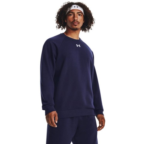 Bluza męska Under Armour Rival Fleece Crew granatowa 1379755 410 M Under Armour