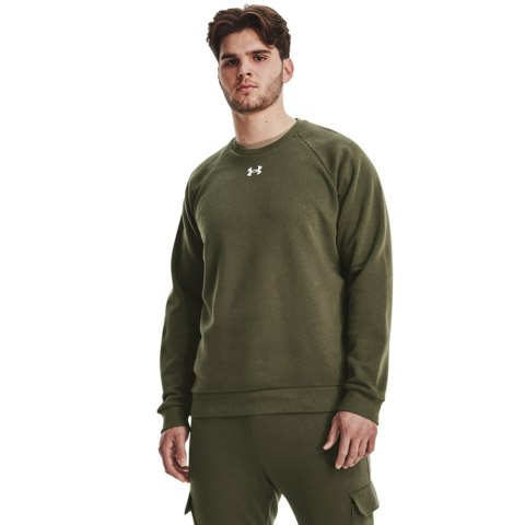 Bluza męska Under Armour Rival Fleece Crew khaki 1379755 390 L Under Armour