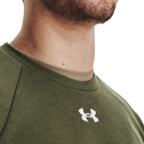 Bluza męska Under Armour Rival Fleece Crew khaki 1379755 390 L Under Armour