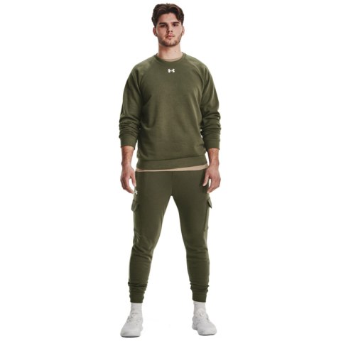 Bluza męska Under Armour Rival Fleece Crew khaki 1379755 390 XL Under Armour