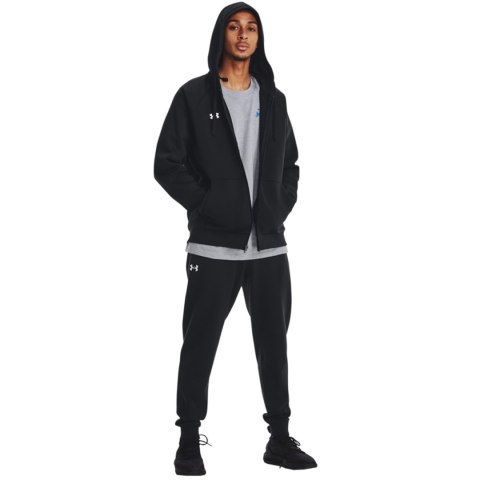 Bluza męska Under Armour Rival Fleece FZ Hoodie czarna 1379767 001 M Under Armour