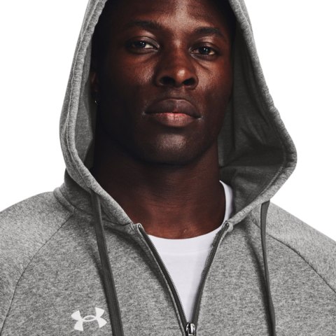 Bluza męska Under Armour Rival Fleece FZ Hoodie szara 1379767 025 S Under Armour