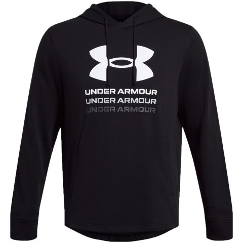 Bluza męska Under Armour UA Rival Terry Graphic Hoodie czarna 1386047 001 L Under Armour