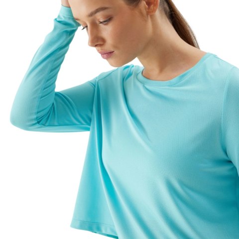 Koszulka damska longsleeve 4F F218 niebieska 4FWSS24TFLOF218 33S XS 4F