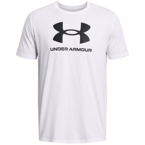 Koszulka męska Under Armour Sportstyle Logo biała 1382911 100 2XL Under Armour