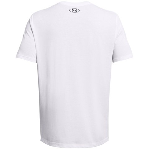 Koszulka męska Under Armour Sportstyle Logo biała 1382911 100 L Under Armour