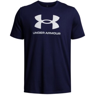 Koszulka męska Under Armour Sportstyle Logo granatowa 1382911 408 M Under Armour