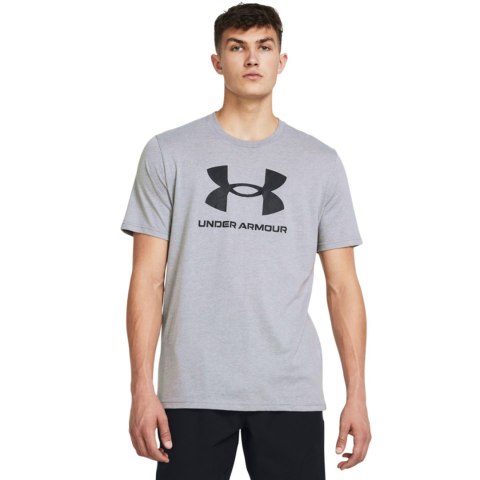 Koszulka męska Under Armour Sportstyle Logo szara 1382911 035 2XL Under Armour