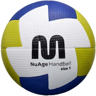 Piłka ręczna Meteor Nuage Junior 1 biało-żółto-granatowa 16692 1 Meteor