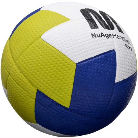 Piłka ręczna Meteor Nuage Junior 1 biało-żółto-granatowa 16692 1 Meteor