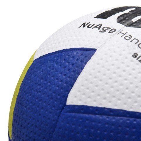 Piłka ręczna Meteor Nuage Junior 1 biało-żółto-granatowa 16692 1 Meteor