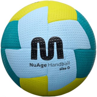 Piłka ręczna Meteor Nuage Mini 0 niebiesko-żółta 16696 Meteor