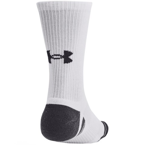 Skarpety Under Armour Performance Tech 3 pary biało-czarne 1379512 100 XL Under Armour