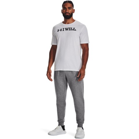 Spodnie męskie Under Armour Rival Fleece Joggers szare 1379774 025 M Under Armour