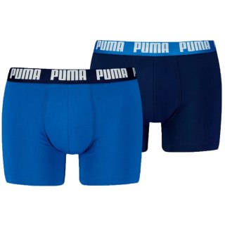 Bokserki męskie Puma Everyday Basic 2p niebieskie, granatowe 938320 04 S Puma