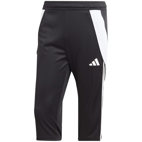 Spodnie męskie adidas Tiro 24 3/4 czarne IJ7671 S Adidas teamwear