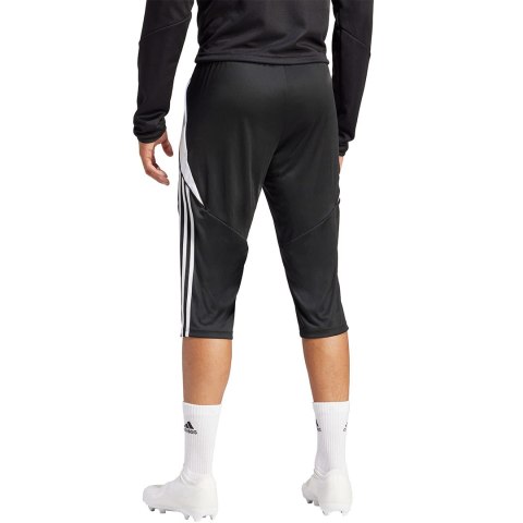 Spodnie męskie adidas Tiro 24 3/4 czarne IJ7671 S Adidas teamwear