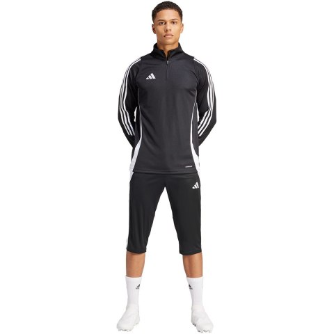 Spodnie męskie adidas Tiro 24 3/4 czarne IJ7671 S Adidas teamwear