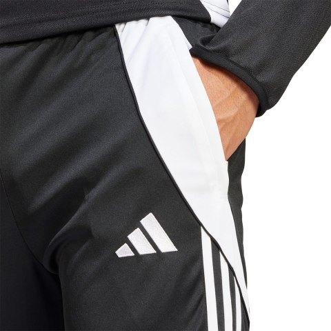 Spodnie męskie adidas Tiro 24 3/4 czarne IJ7671 S Adidas teamwear