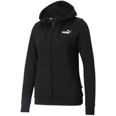 Bluza damska Puma ESS Small Logo Full-Zip Hoodie czarna 586811 01 Puma Bluza damska Puma ESS Small Logo Full-Zip Hoodie czarna 586811 01 Puma