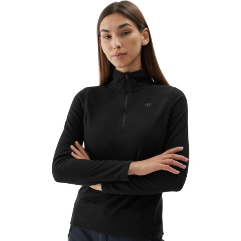 Bluza polarowa damska 4F F031 głęboka czerń 4FAW23UFLEF031 20S 4F Bluza polarowa damska 4F F031 głęboka czerń 4FAW23UFLEF031 20S 4F