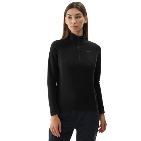 Bluza polarowa damska 4F F031 głęboka czerń 4FAW23UFLEF031 20S 4F Bluza polarowa damska 4F F031 głęboka czerń 4FAW23UFLEF031 20S 4F