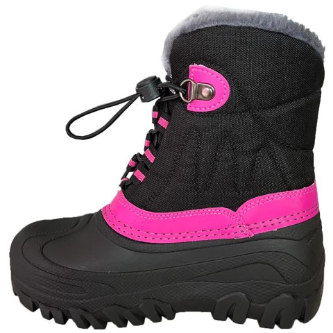 Buty dla dzieci Lee Cooper czarno-różowe LCJ-21-44-0523K Lee Cooper Buty dla dzieci Lee Cooper czarno-różowe LCJ-21-44-0523K Lee Cooper
