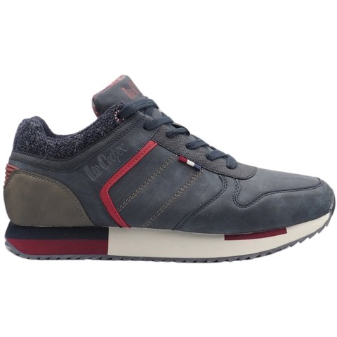 Buty męskie Lee Cooper granatowo-czerwone LCJ-21-29-0642M Lee Cooper Buty męskie Lee Cooper granatowo-czerwone LCJ-21-29-0642M Lee Cooper