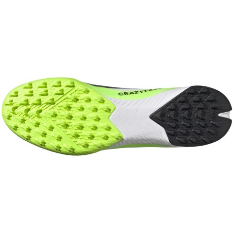 Buty piłkarskie adidas X Crazyfast.3 TF biało-zielone ID9337 Adidas Buty piłkarskie adidas X Crazyfast.3 TF biało-zielone ID9337 Adidas
