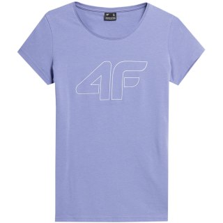 Koszulka damska 4F F0907 denim 4FAW23TTSHF0907 32S 4F