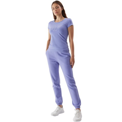Koszulka damska 4F F0907 denim 4FAW23TTSHF0907 32S 4F Koszulka damska 4F F0907 denim 4FAW23TTSHF0907 32S 4F