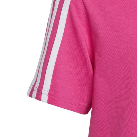 Koszulka dla dzieci adidas Essentials 3-Stripes Cotton Loose Fit Boyfriend Tee różowa IC3639 Adidas Koszulka dla dzieci adidas Essentials 3-Stripes Cotton Loose Fit Boyfriend Tee różowa IC3639 Adidas