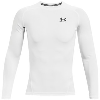 Koszulka męska Under Armour HG Armour Comp LS biała 1361524 100 Under Armour