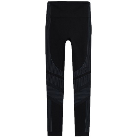 Legginsy termoaktywne damskie 4F F116 głęboka czerń 4FAW23USEAF116 20S 4F