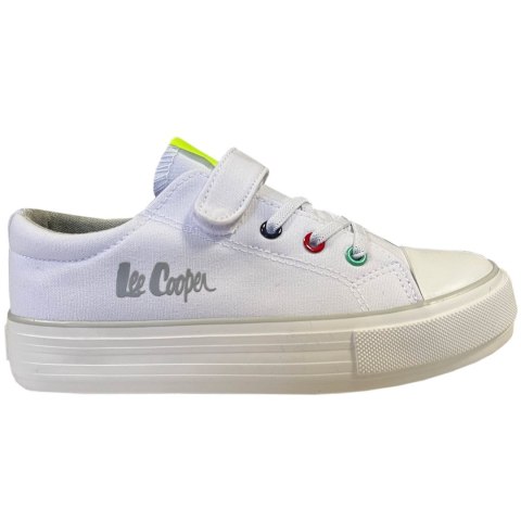 Buty dla dzieci Lee Cooper białe LCW-24-31-2272K 33 Lee Cooper
