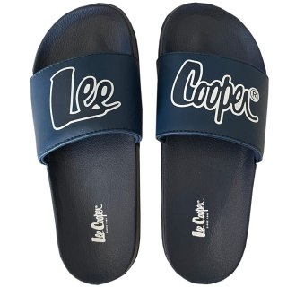 Klapki damskie Lee Cooper granatowo-białe LCW-24-42-2480LA 37 Lee Cooper