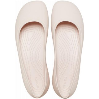 Buty damskie Crocs Brooklyn Flat beżowe 209384 6UR 37-38 Crocs