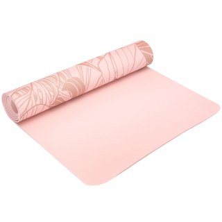 Mata do ćwiczeń Spokey Leaf różowa 929894 Spokey